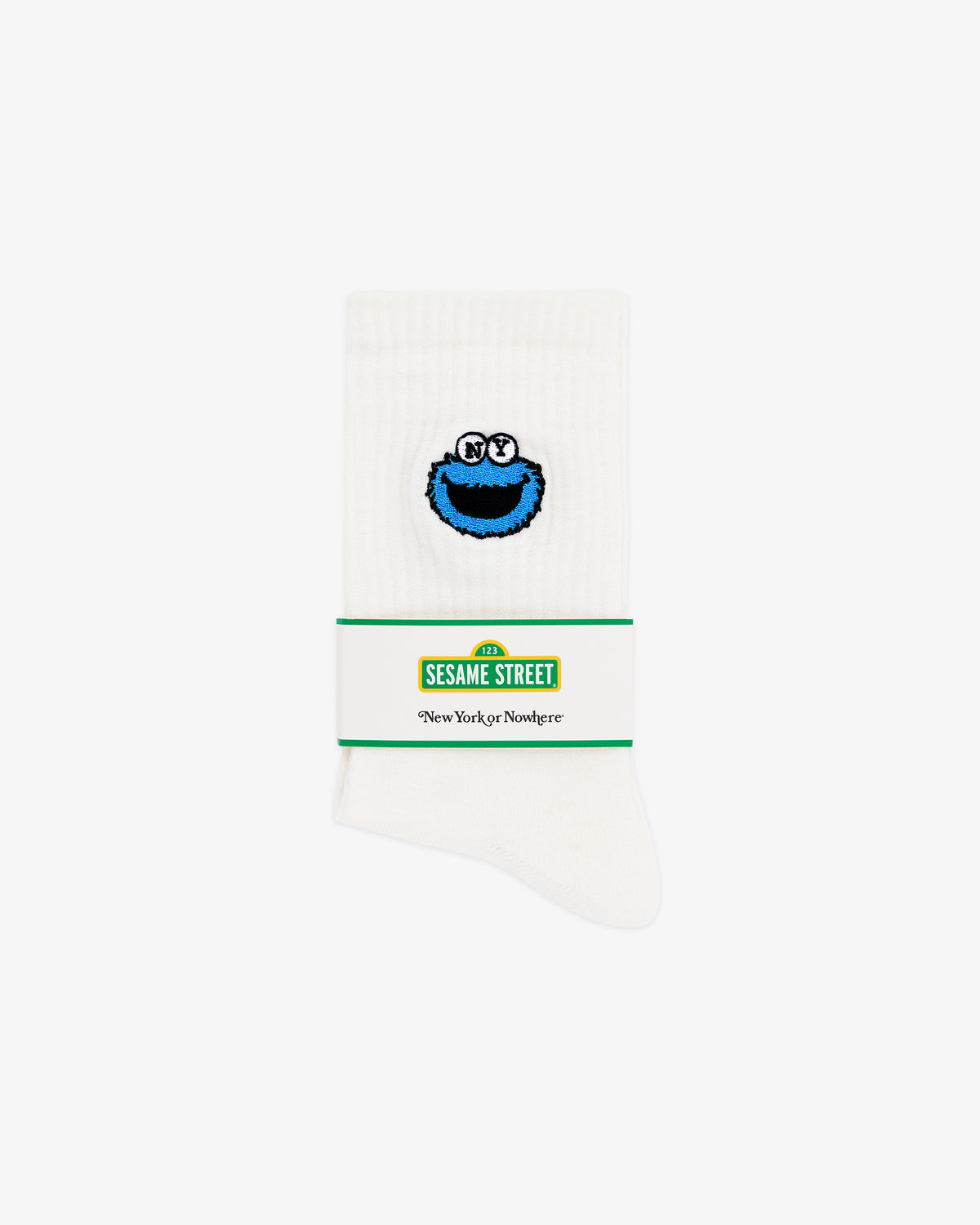 Cookie Monster Mascot Tall Sock - Pack of 1 - New York or Nowhere®