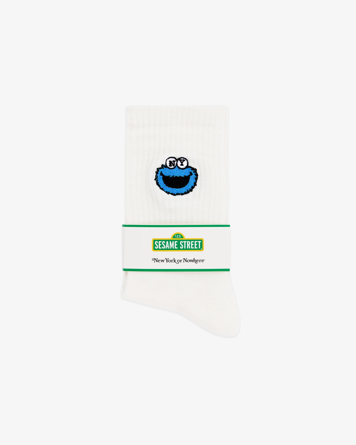 Cookie Monster Mascot Tall Sock - Pack of 1 - New York or Nowhere®