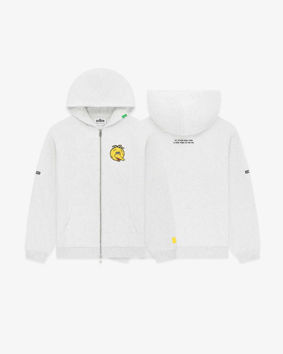Big Bird Mascot Cropped Zip Hoodie - New York or Nowhere®