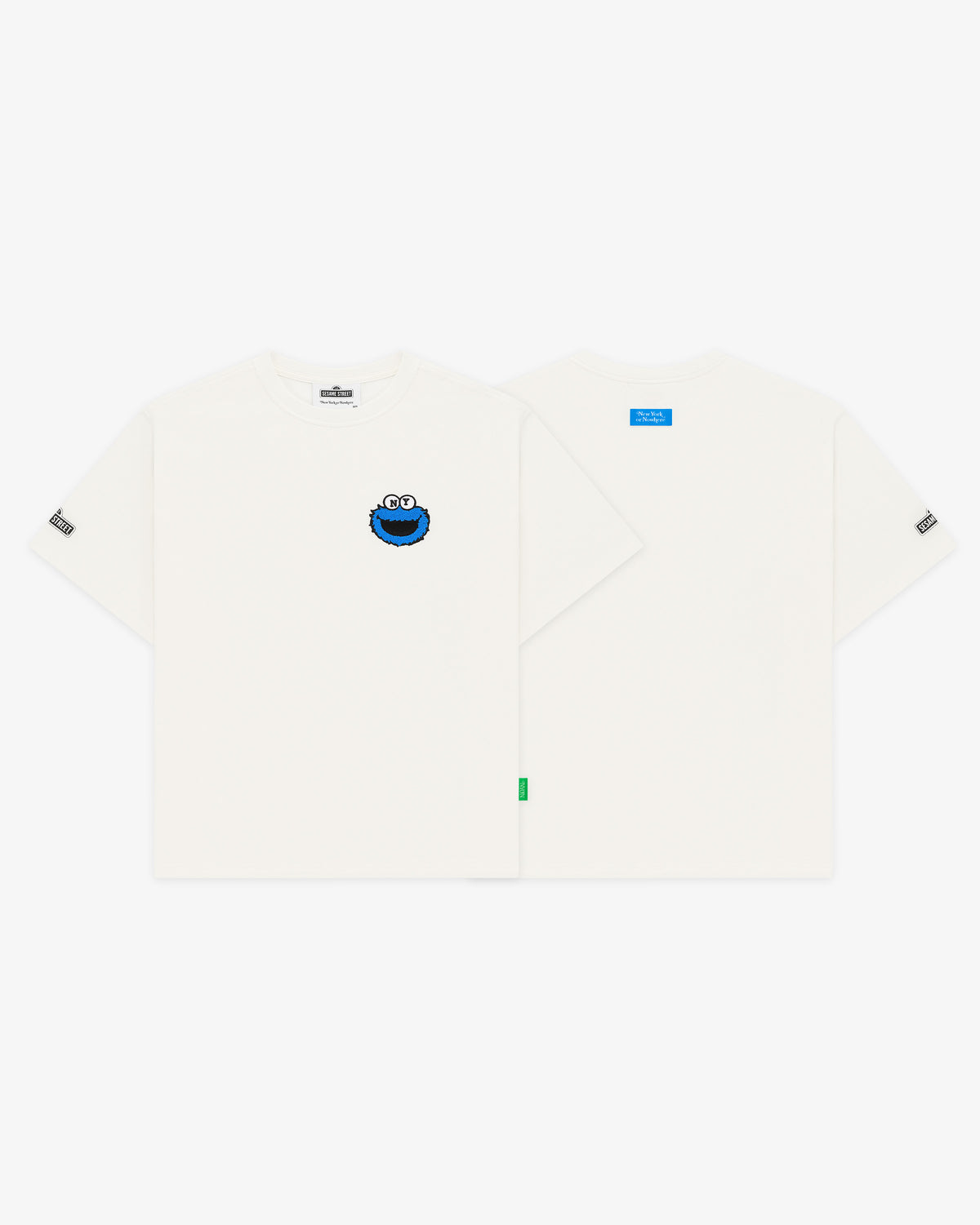 Cookie Monster Mascot Oversized Crop T-Shirt - New York or Nowhere®