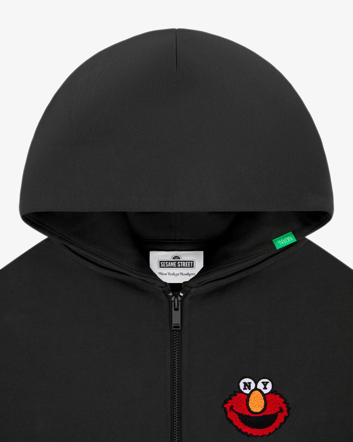 Elmo Mascot Cropped Zip Hoodie - New York or Nowhere®
