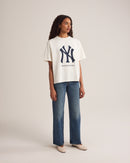 Yankees Pastime Oversized Crop T-Shirt