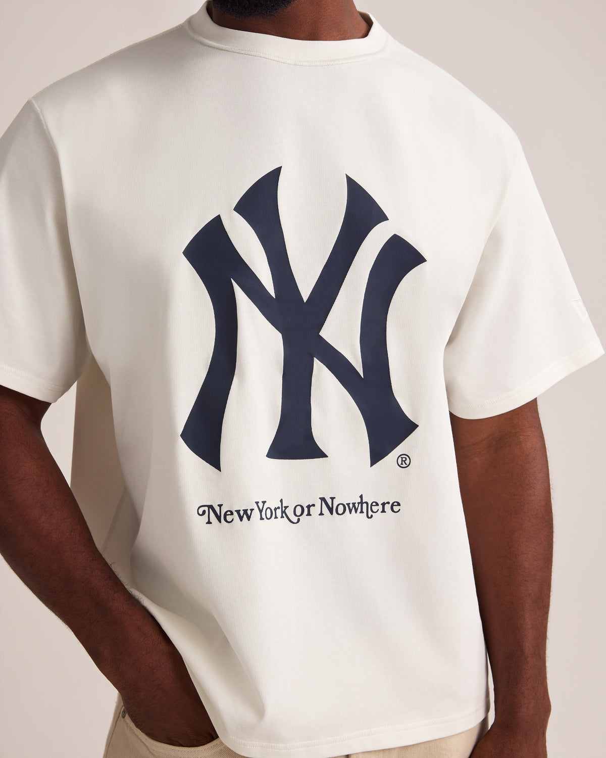 Yankees Pastime Oversized Crop T-Shirt - New York or Nowhere®