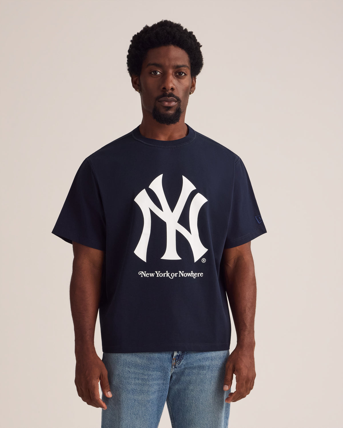 Yankees Pastime Oversized Crop T-Shirt - New York or Nowhere®