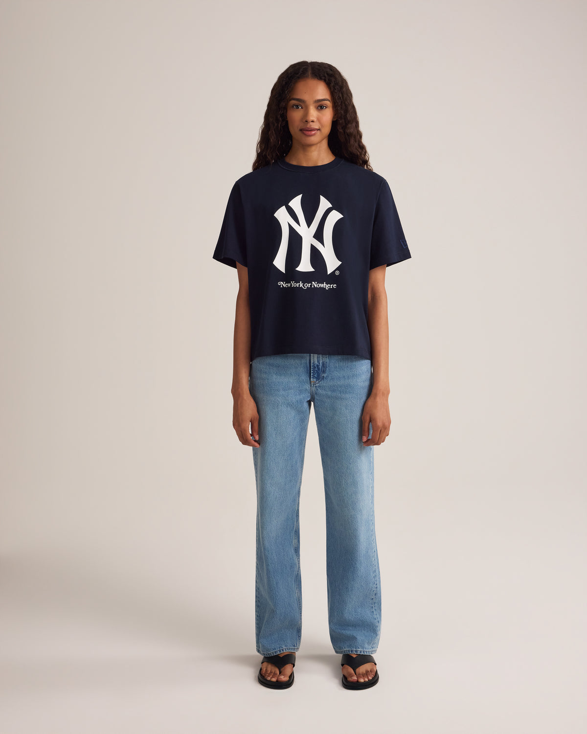 Yankees Pastime Oversized Crop T-Shirt - New York or Nowhere®