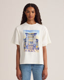Yankees Watercolor Oversized Crop T-Shirt