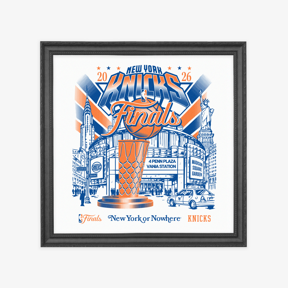 NYON Knicks 2026 NBA Finals Art Print – New York or Nowhere®