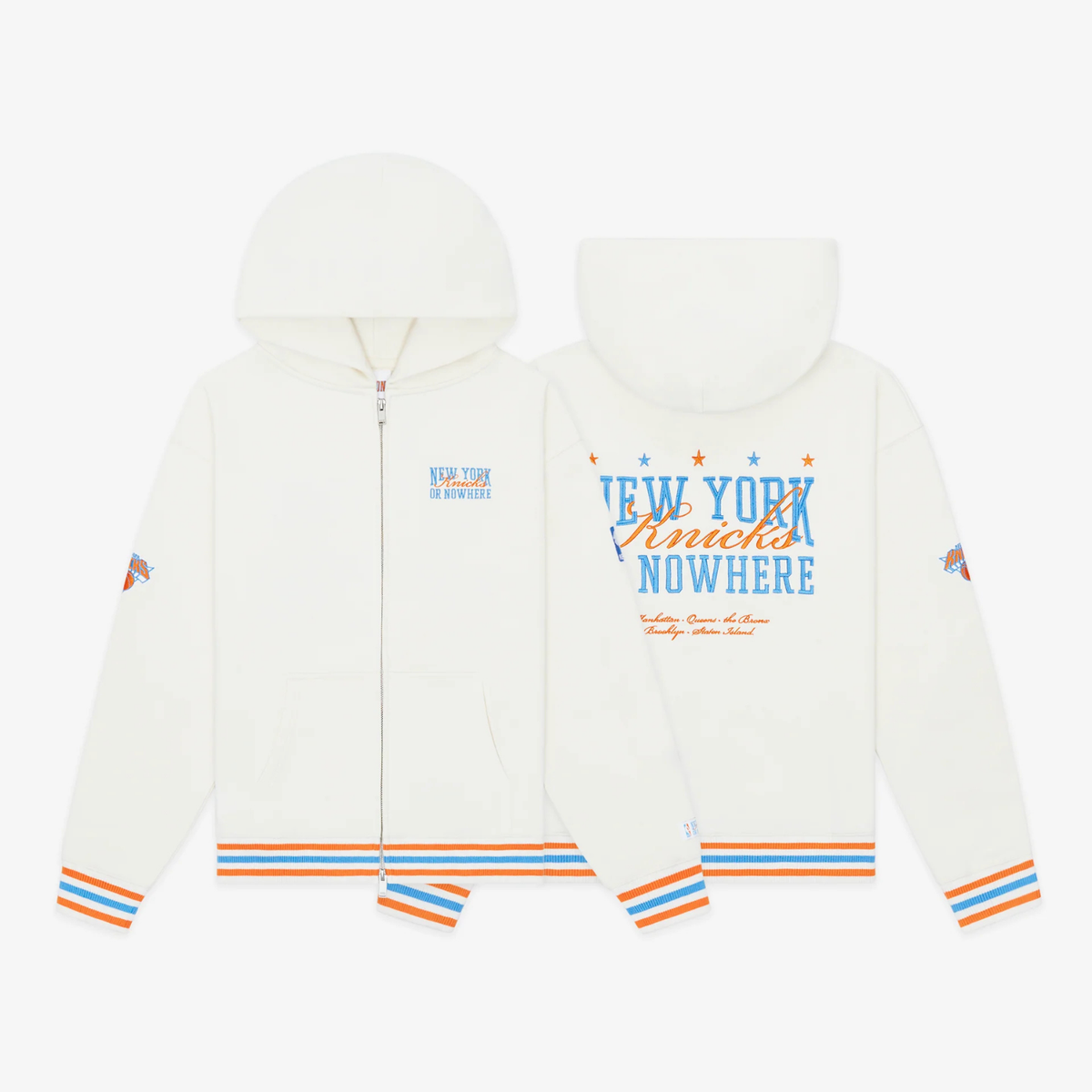 Knicks Crossover Zip Hoodie – New York or Nowhere® Knicks Crossover Zip Hoodie – New York or Nowhere®
