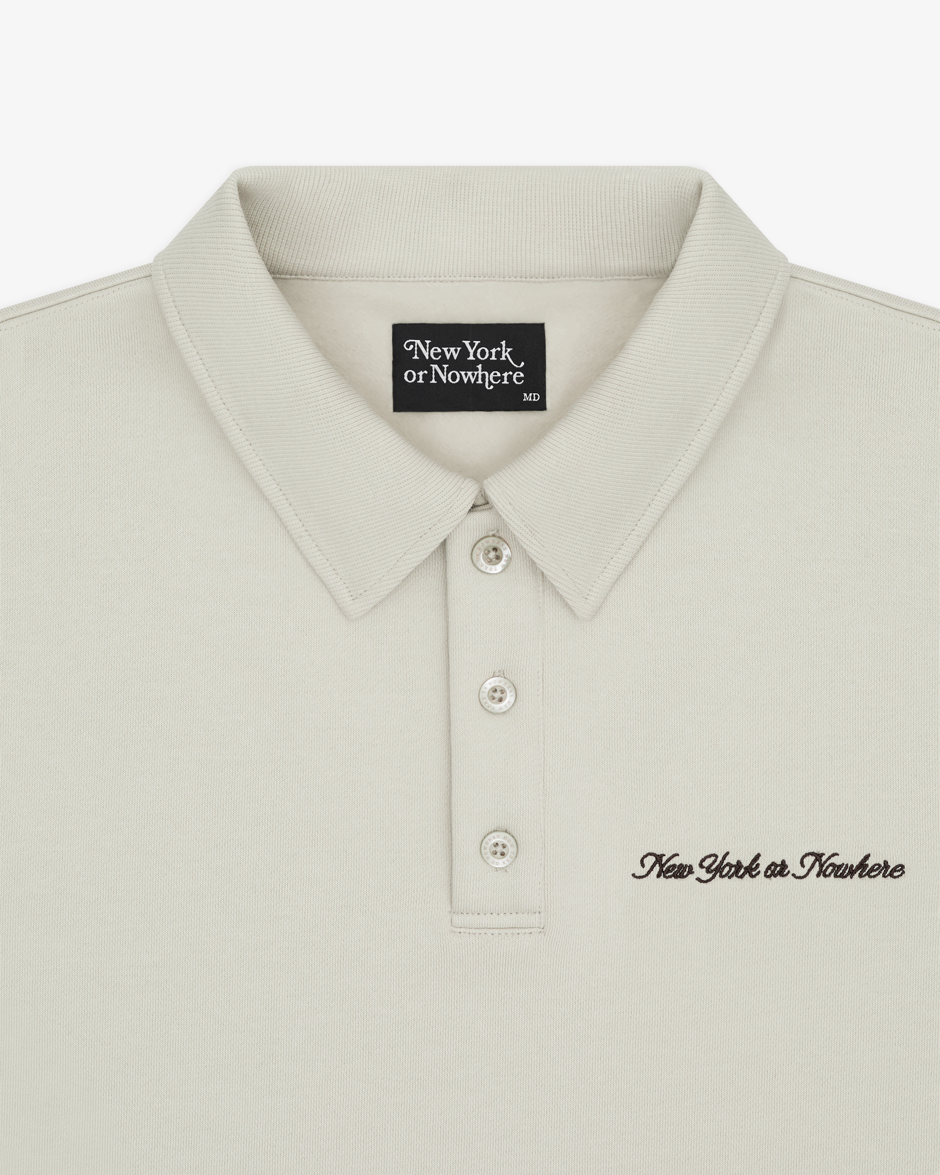Cursive Polo Sweatshirt - New York or Nowhere®