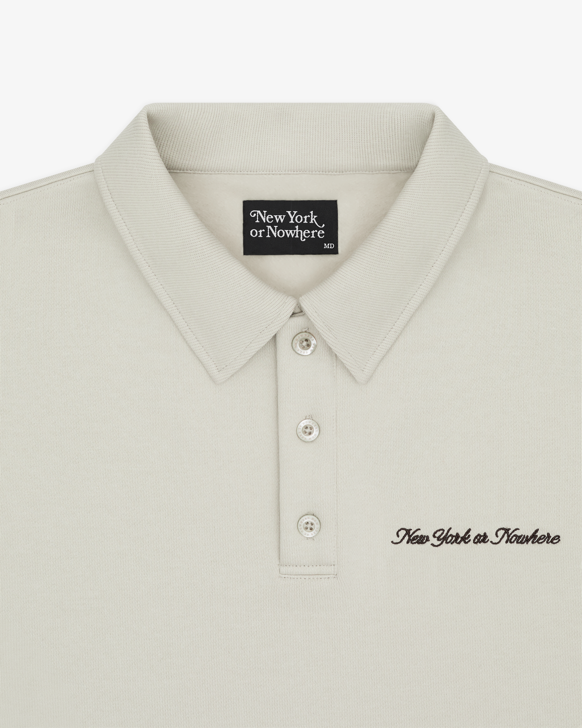 Cursive Polo Sweatshirt - New York or Nowhere®