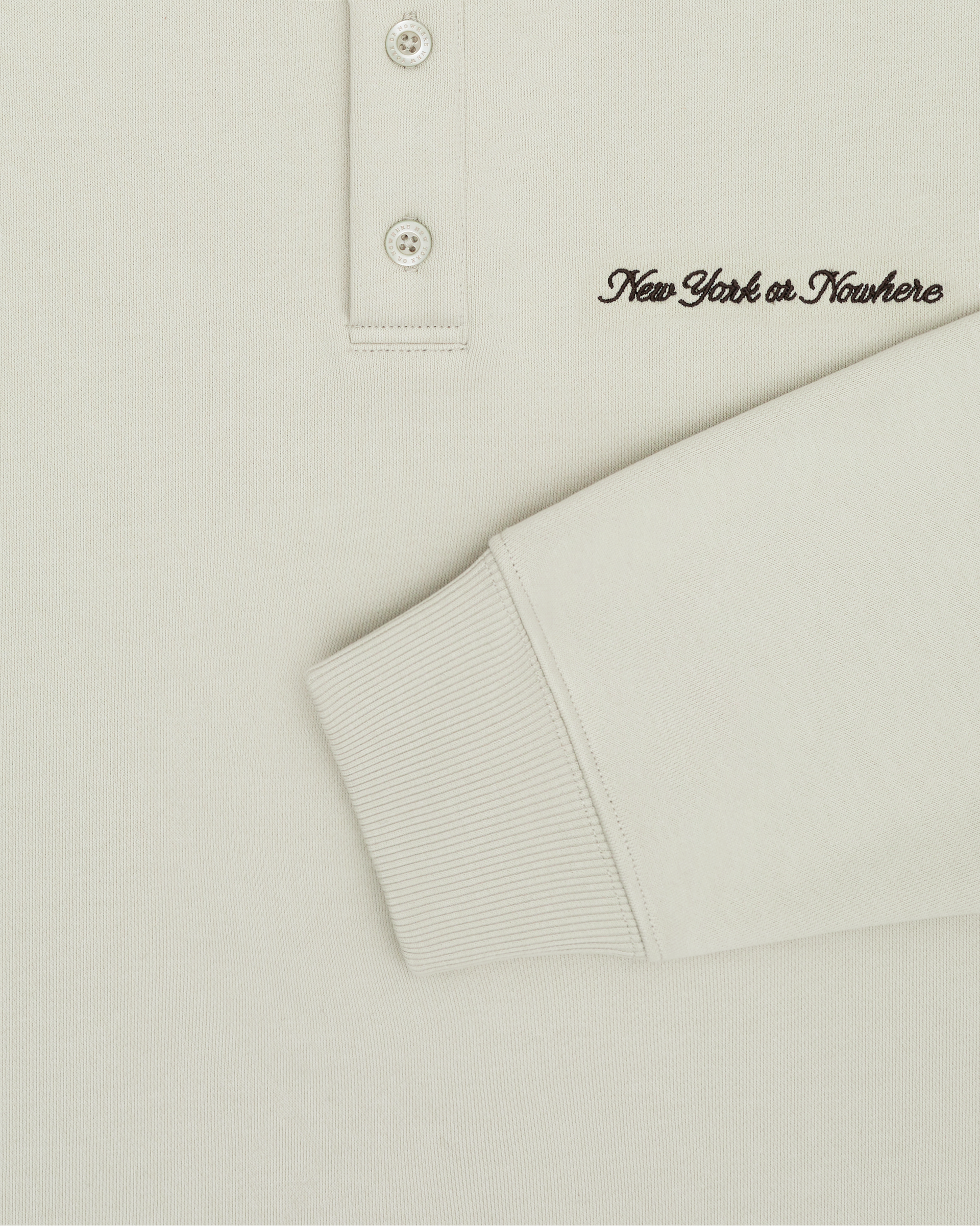 Cursive Polo Sweatshirt - New York or Nowhere®