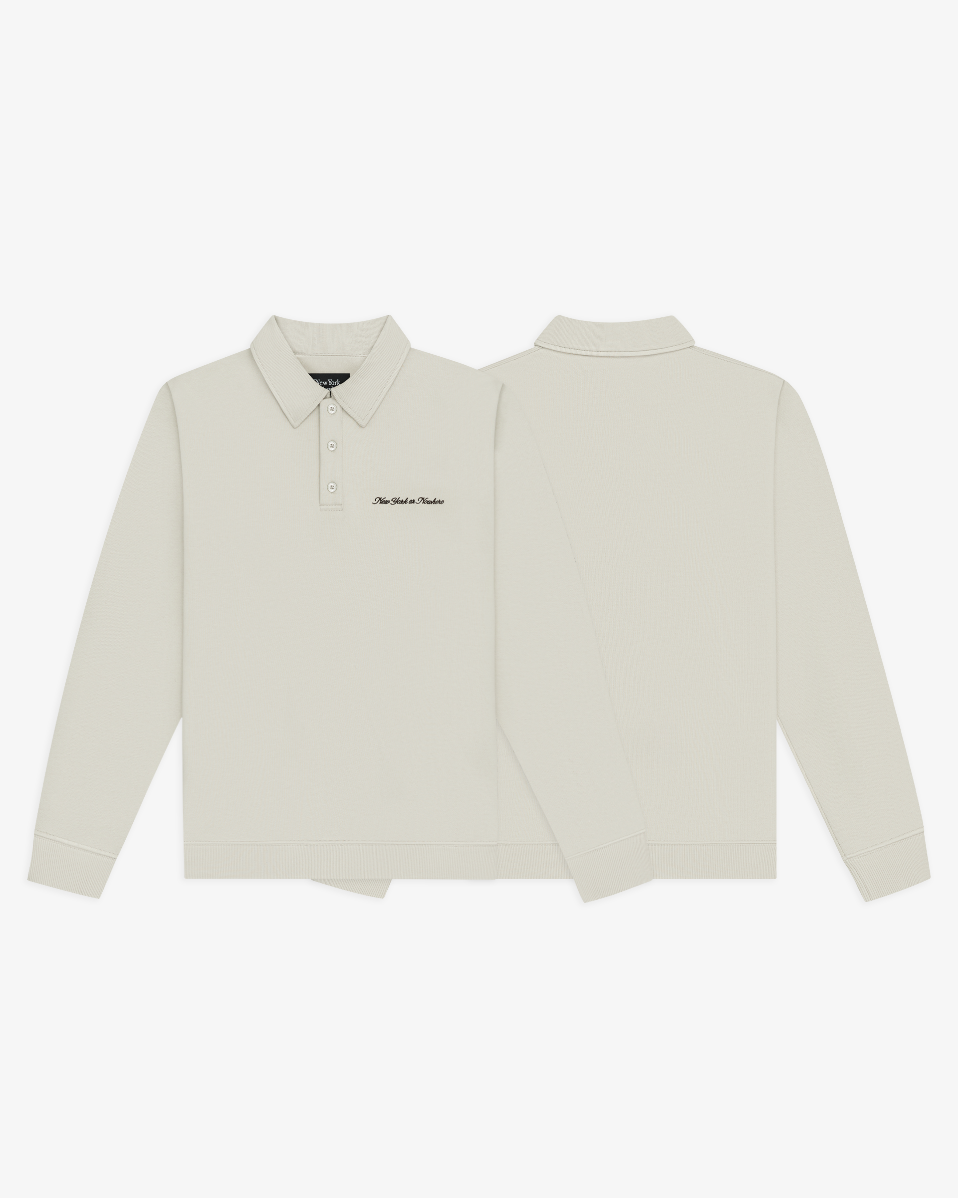 Cursive Polo Sweatshirt - New York or Nowhere®