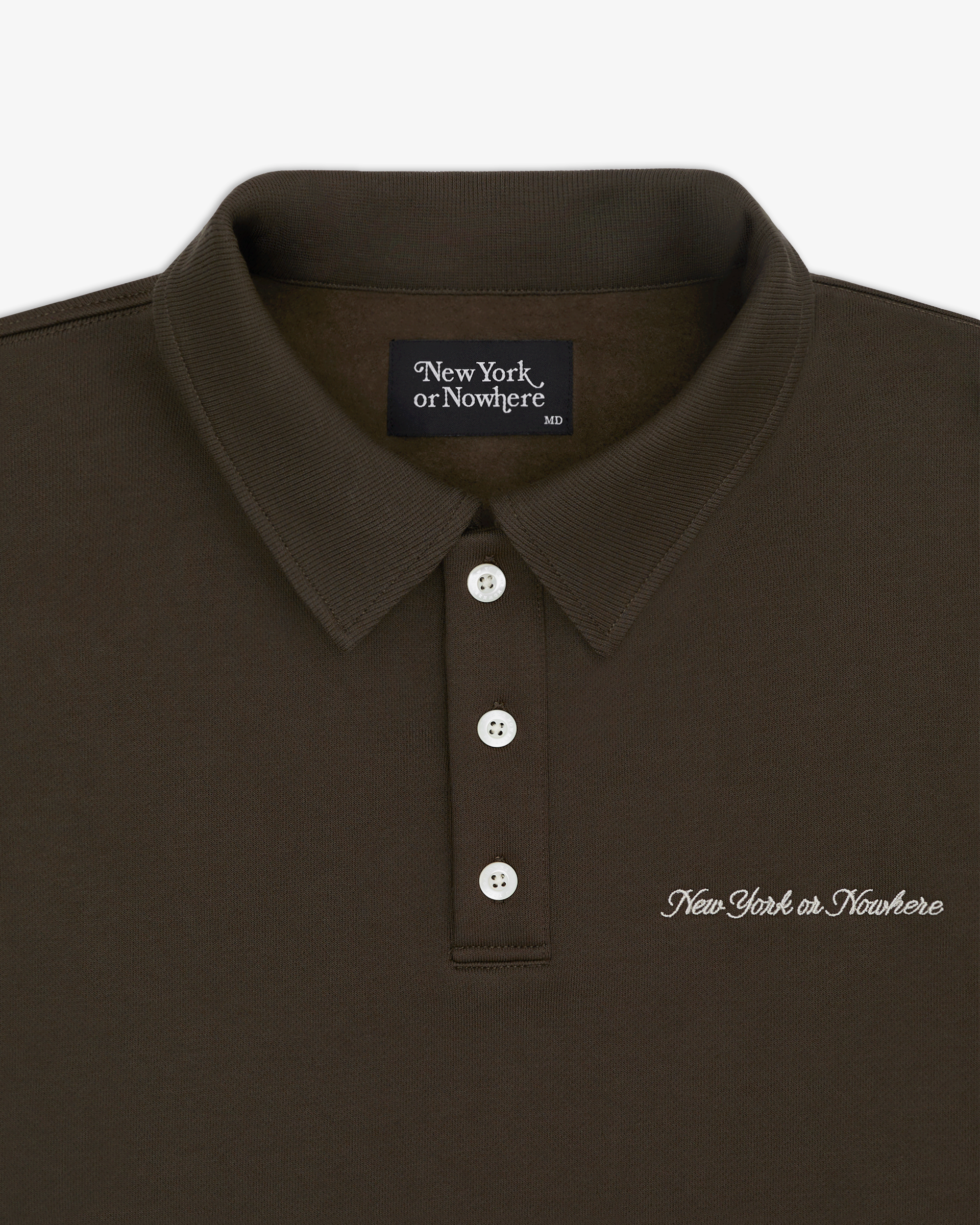 Cursive Polo Sweatshirt - New York or Nowhere®