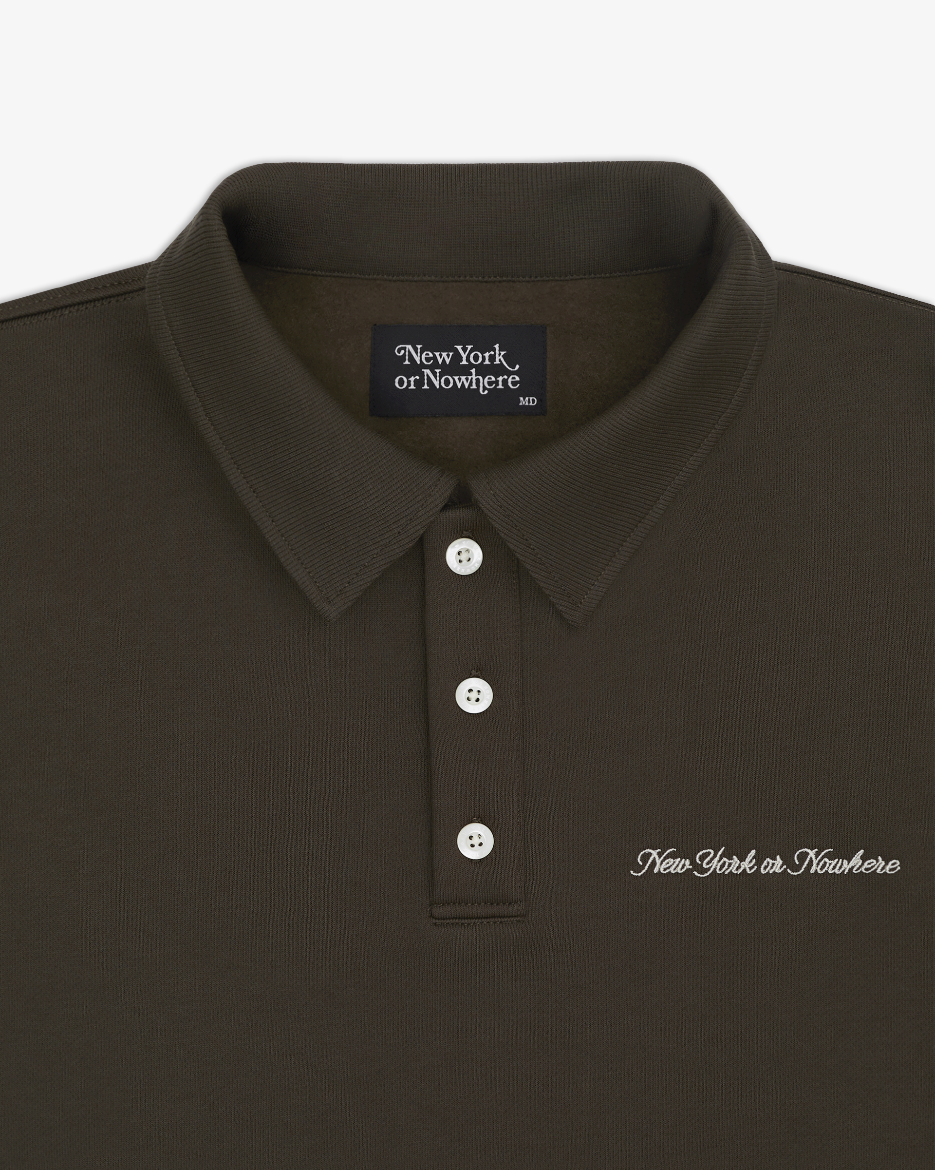 Cursive Polo Sweatshirt - New York or Nowhere®
