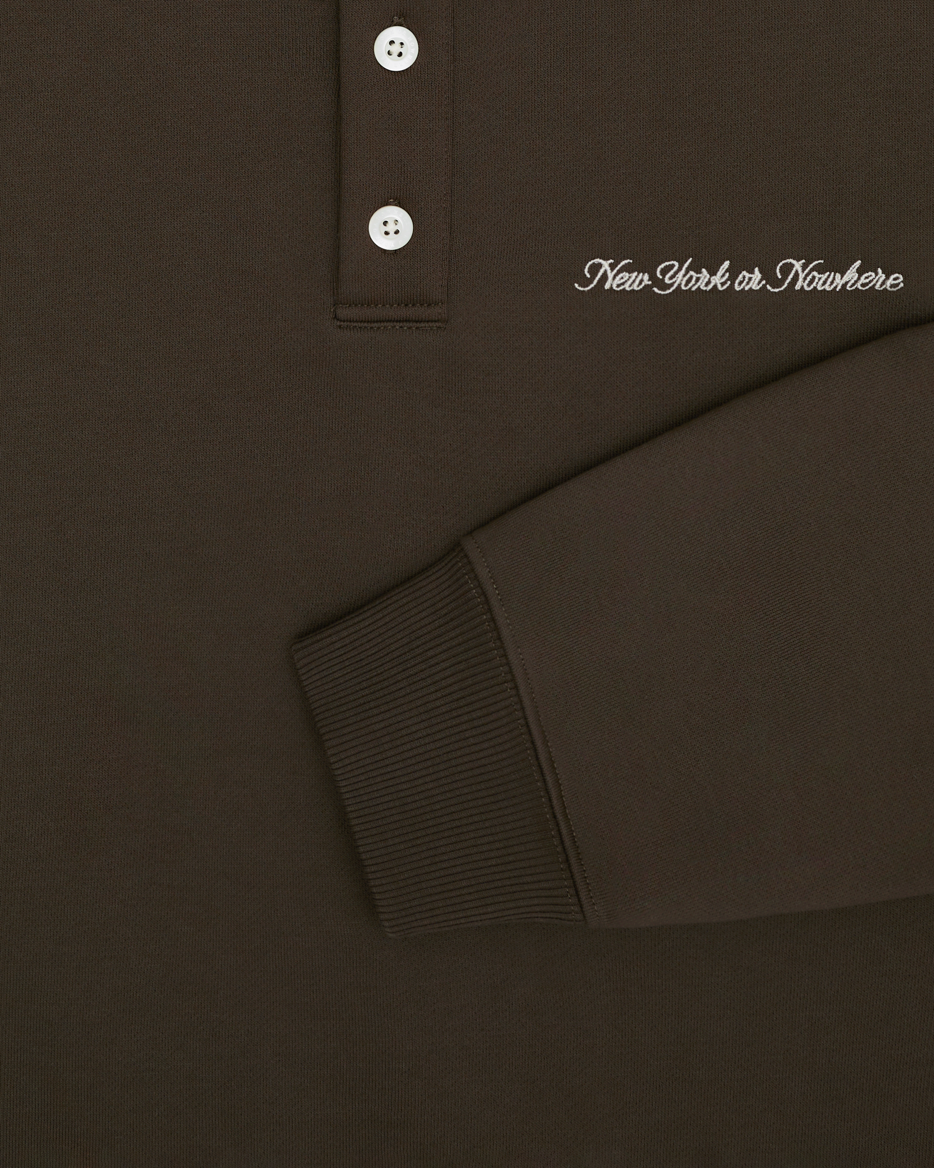 Cursive Polo Sweatshirt - New York or Nowhere®