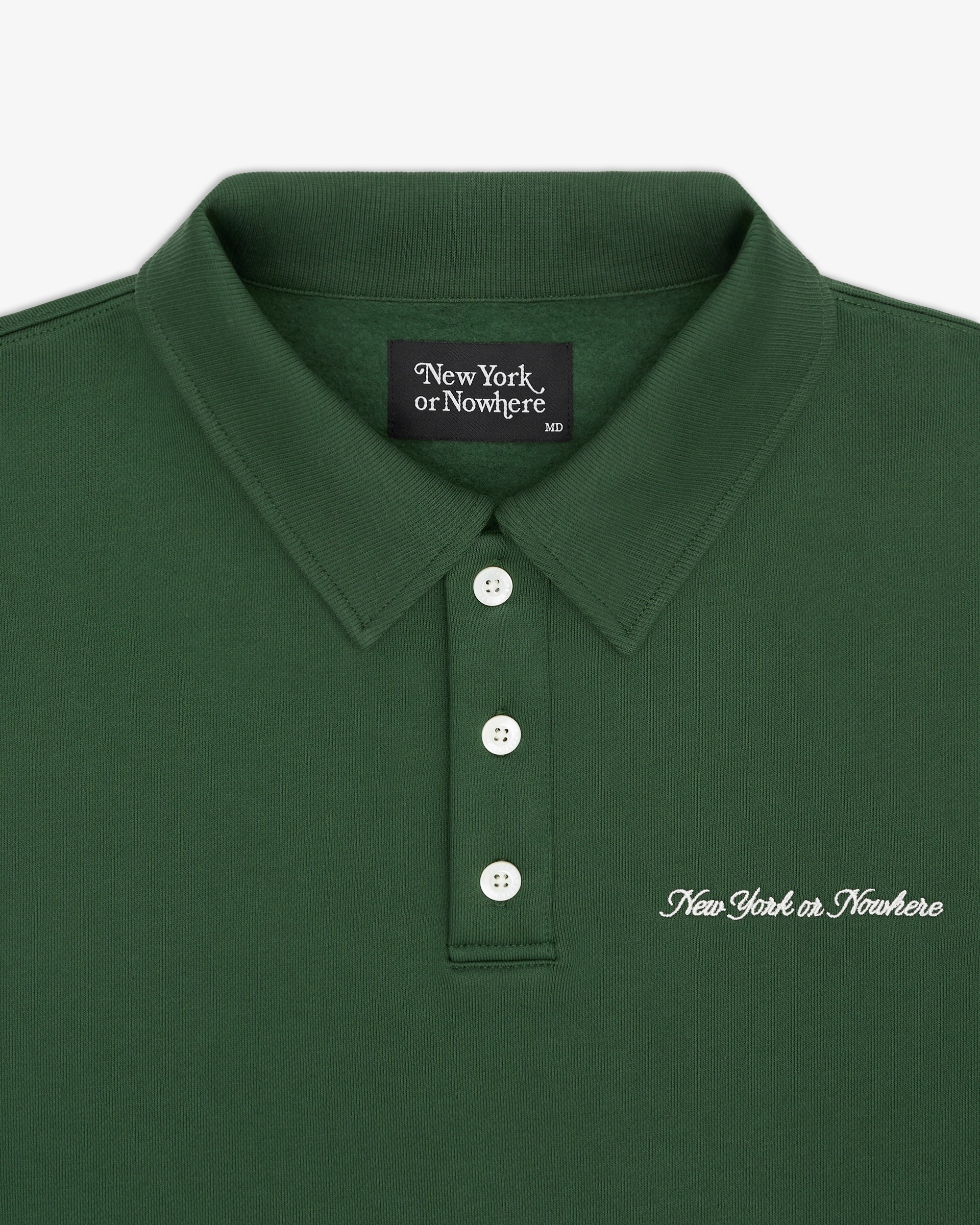 Cursive Polo Sweatshirt - New York or Nowhere®