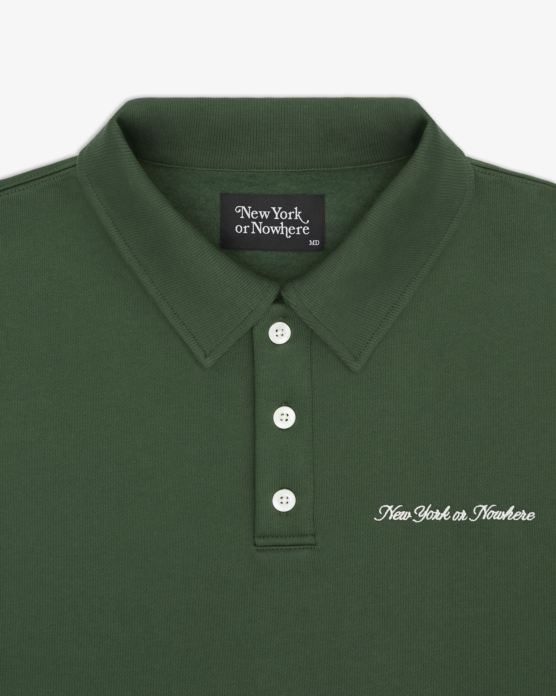 Cursive Polo Sweatshirt - New York or Nowhere®