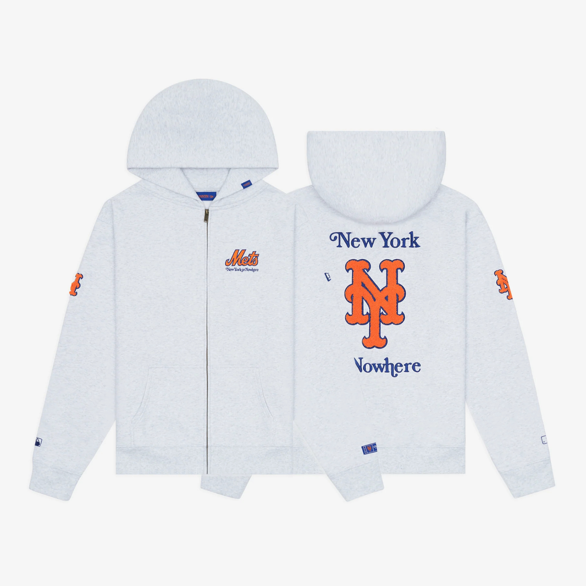 希少 KITH x New york Mets hoodie Unisex New York Mets Fear of God x MLB Royal Sport Hoodie