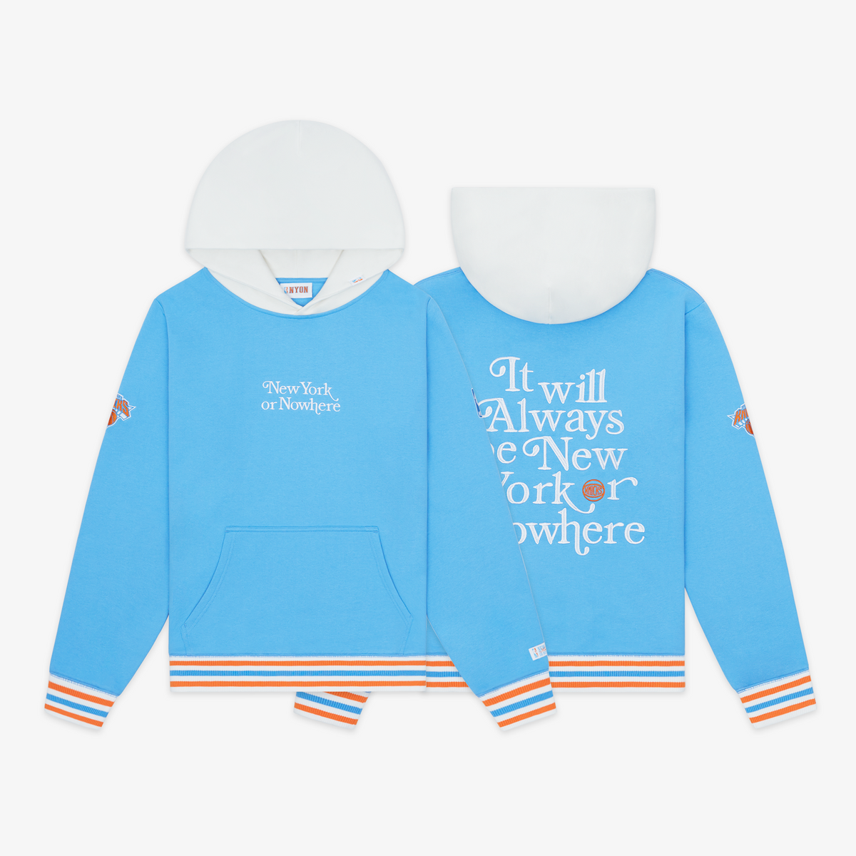 Knicks Motto Hoodie – New York or Nowhere® 