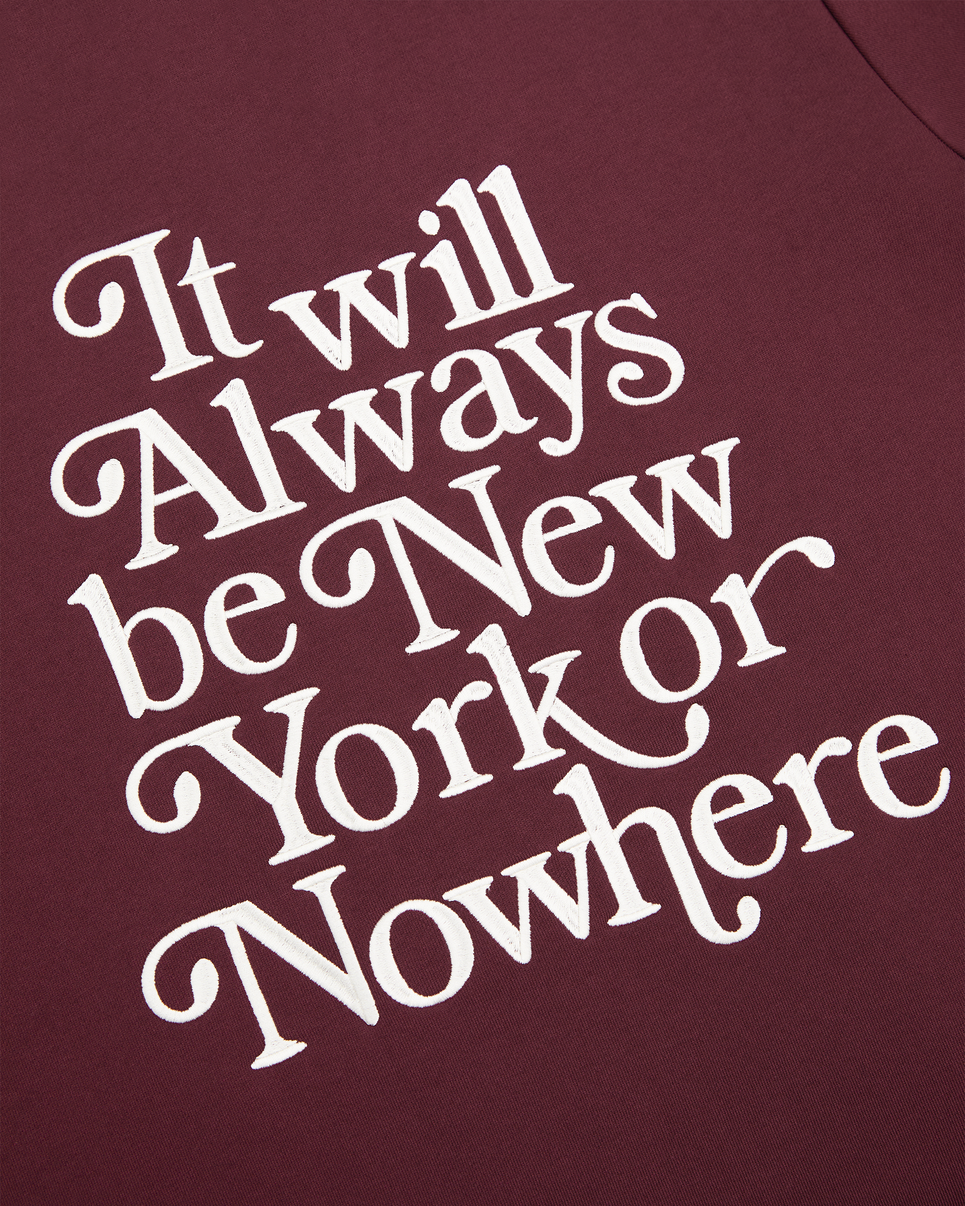 Motto Hoodie - New York or Nowhere®