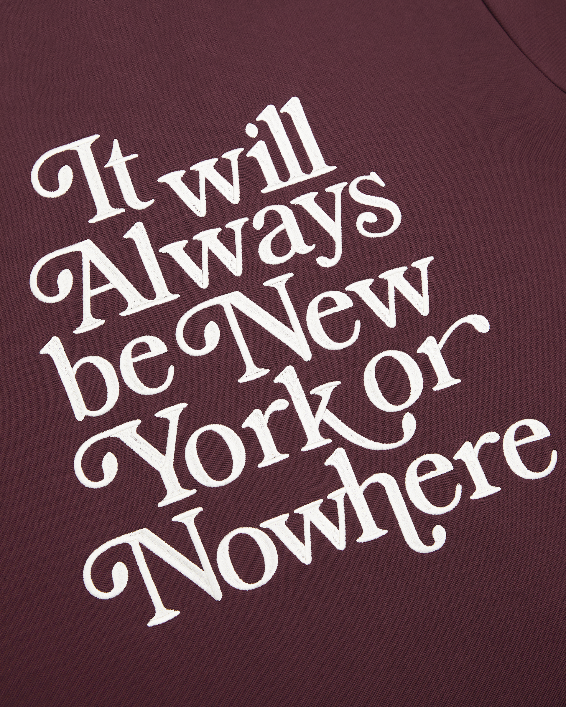 Motto Hoodie - New York or Nowhere®