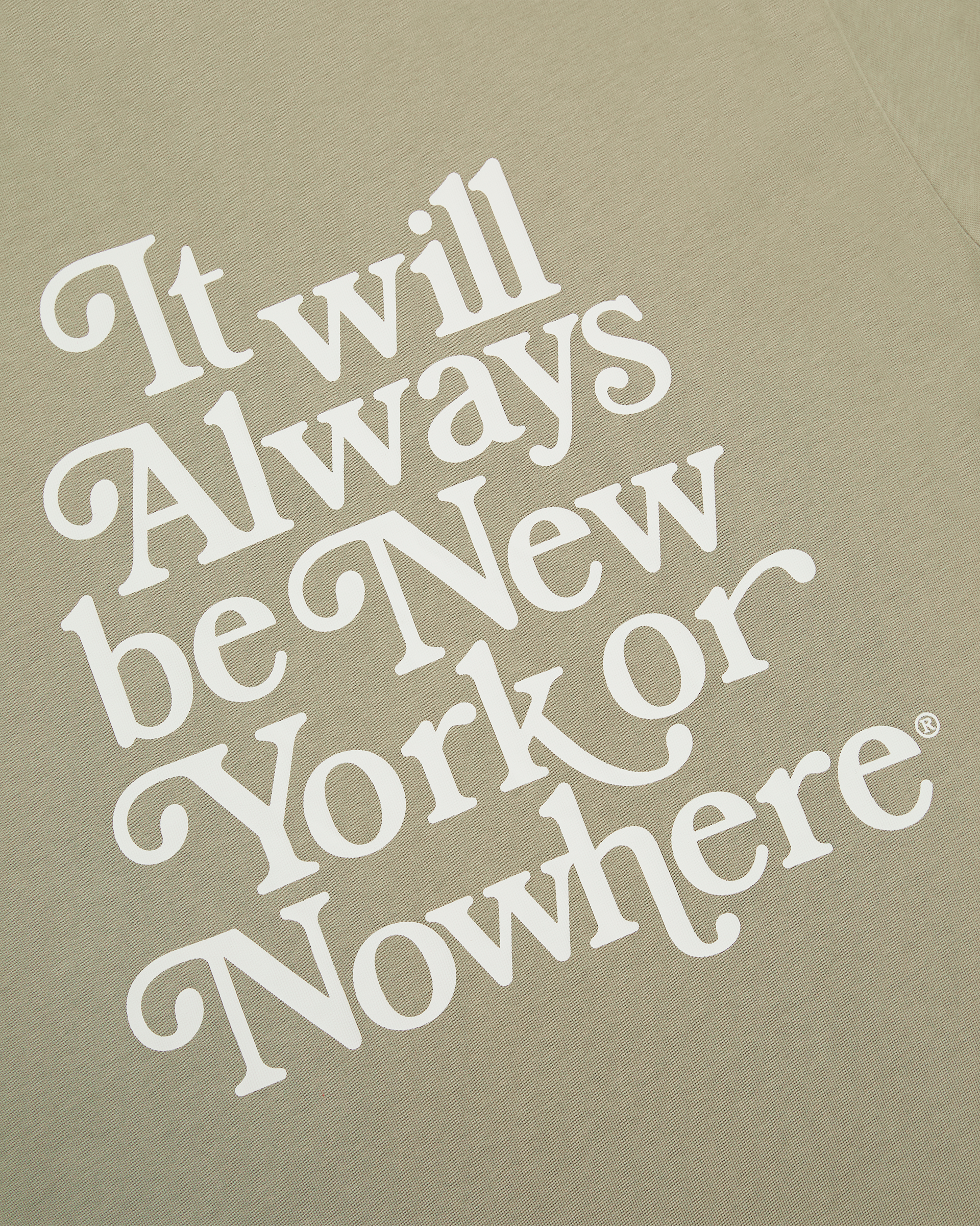Motto T-Shirt - New York or Nowhere®