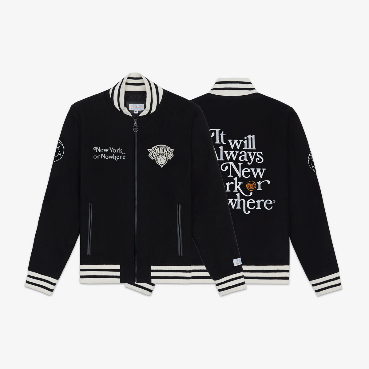 NYON x Knicks Motto Varsity Jacket – New York or Nowhere®