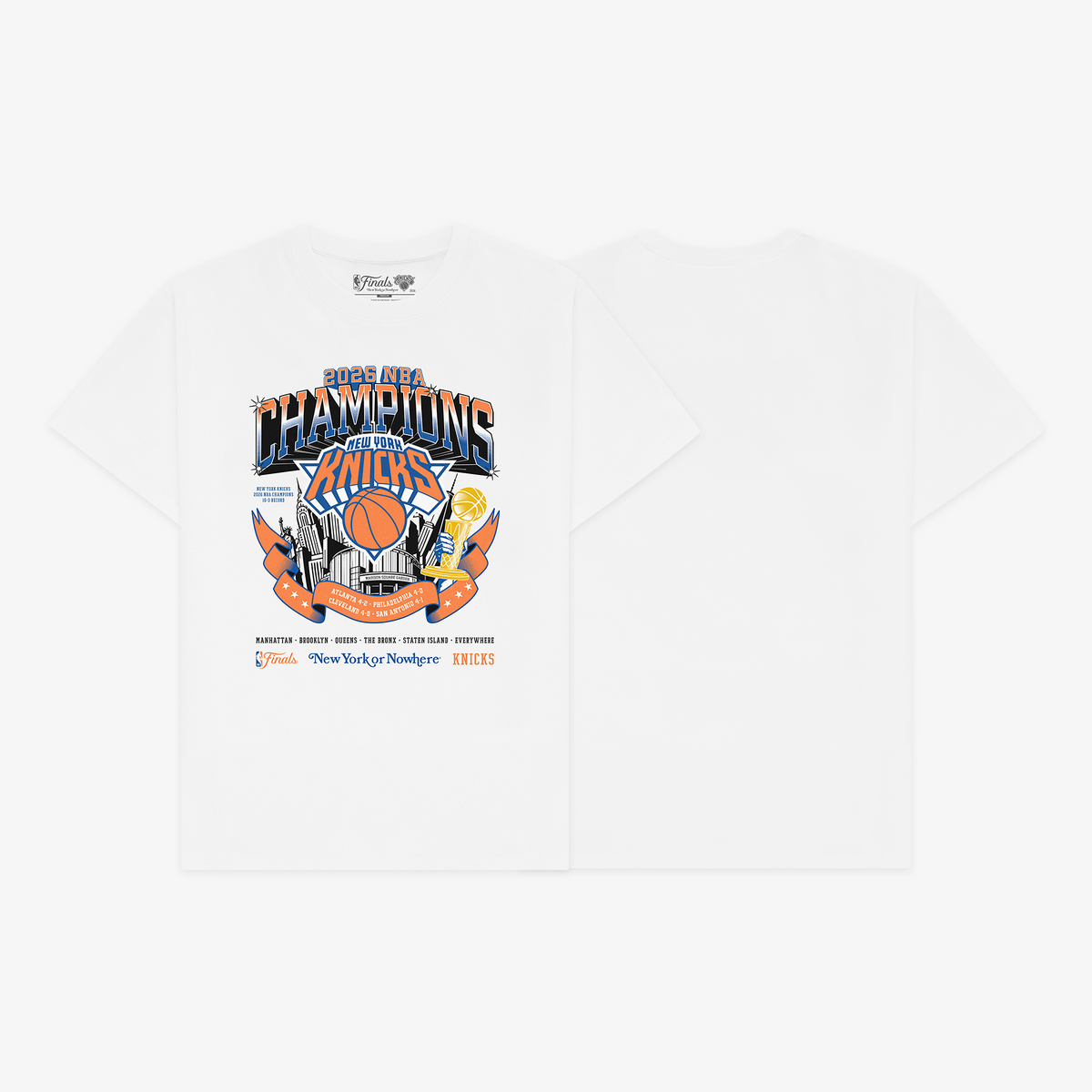 Knicks 2026 NBA Championship T-Shirt – New York or Nowhere®
