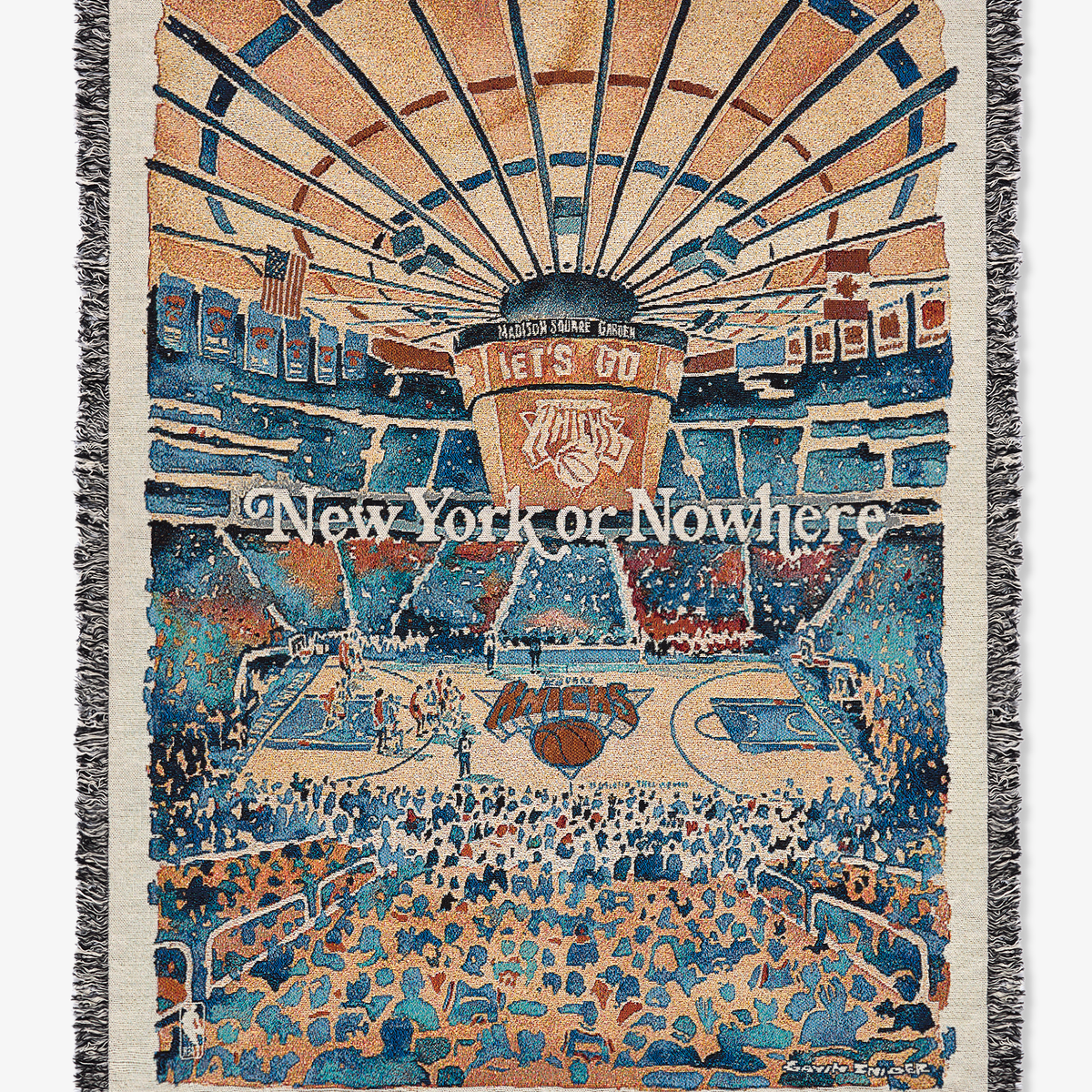 Knicks Gardencolor Throw Blanket – New York or Nowhere®