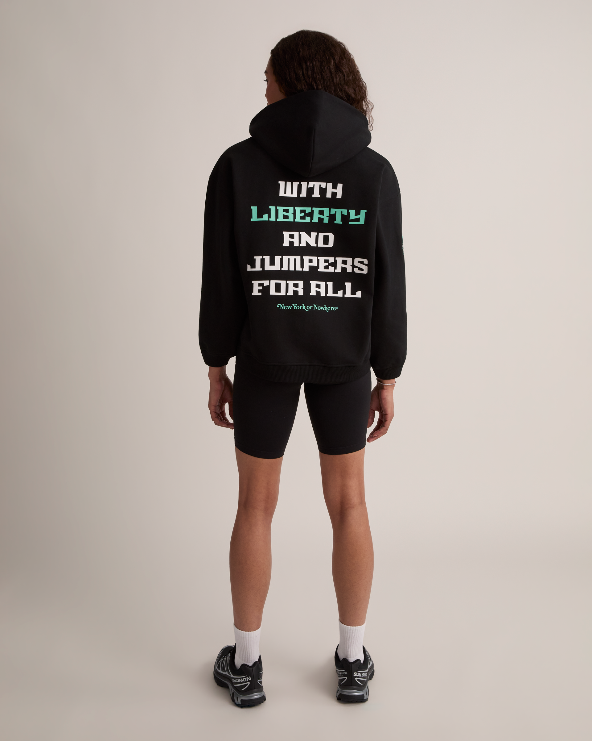 Liberty Allegiance Cropped Zip Hoodie - New York or Nowhere®
