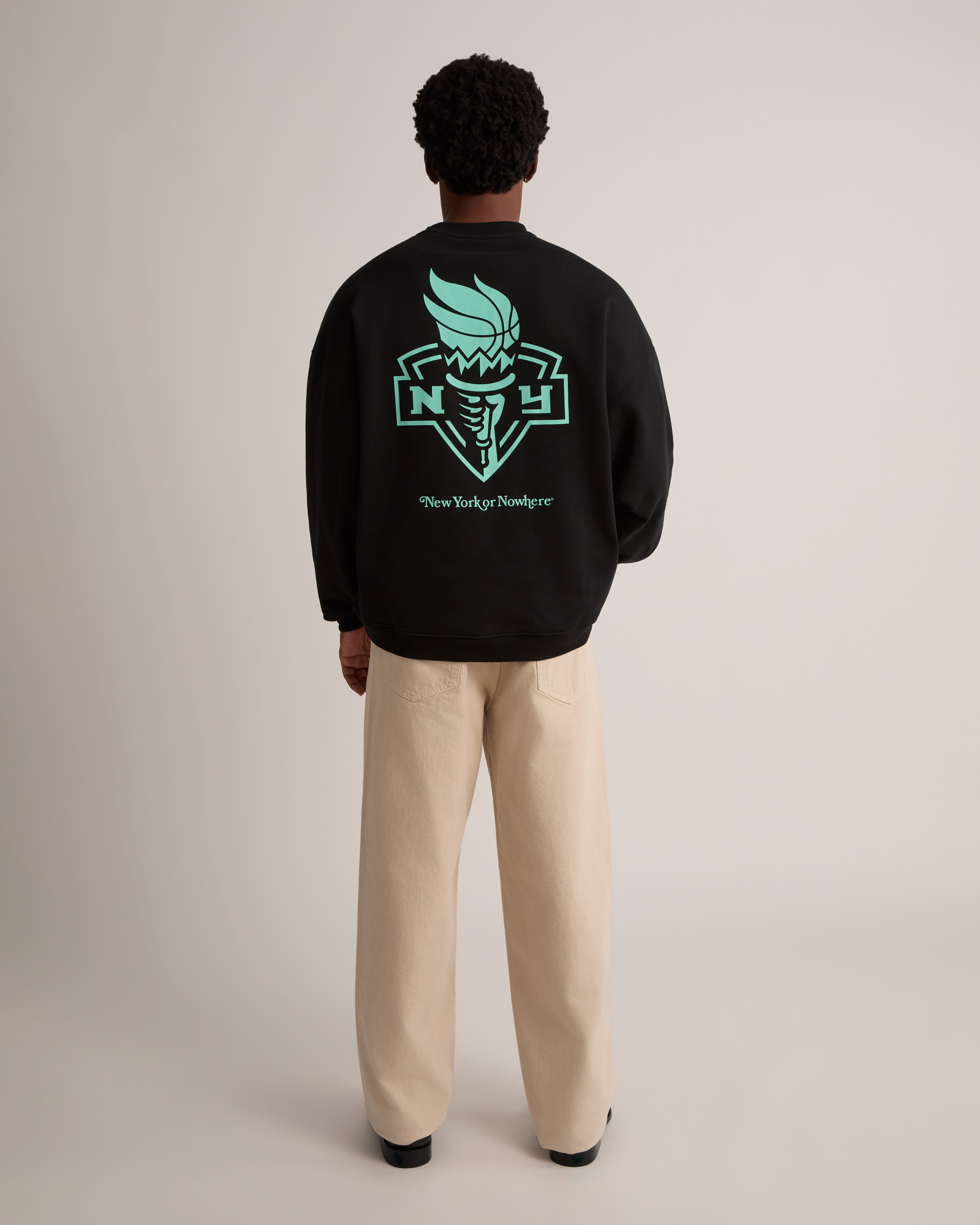 Liberty Torch Relaxed Crewneck - New York or Nowhere®
