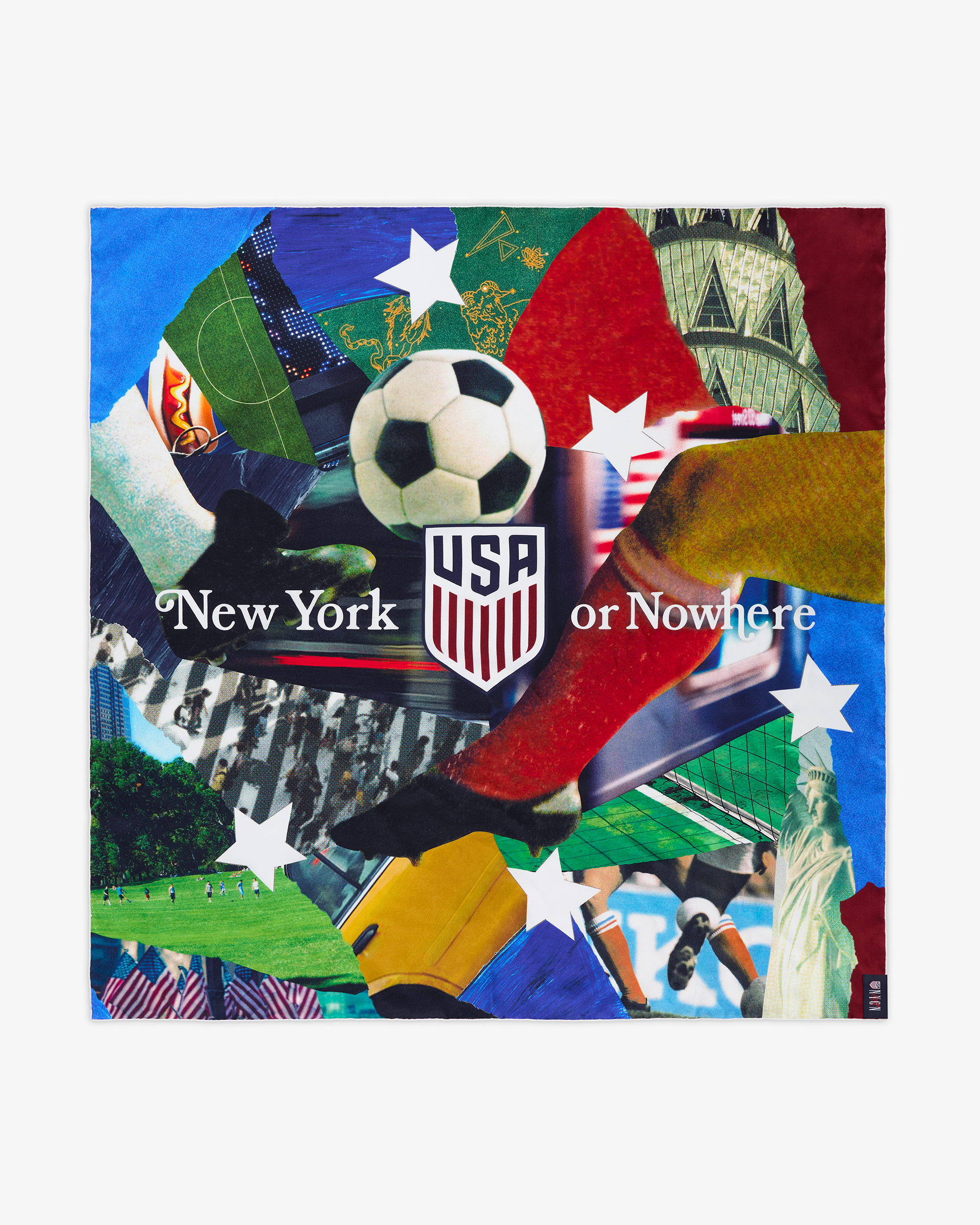 NYON x Siegelman Stable x US Soccer Silk Scarf - New York or Nowhere®