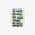 NYON “Guest Check” Art Print - 18" x 24" - New York or Nowhere®