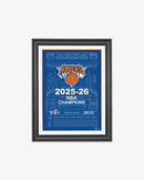 NYON x Knicks "The Blueprint" Art Print