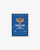 NYON x Knicks "The Blueprint" Art Print