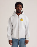 Big Bird Mascot Cropped Zip Hoodie