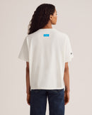 Cookie Monster Mascot Oversized Crop T-Shirt
