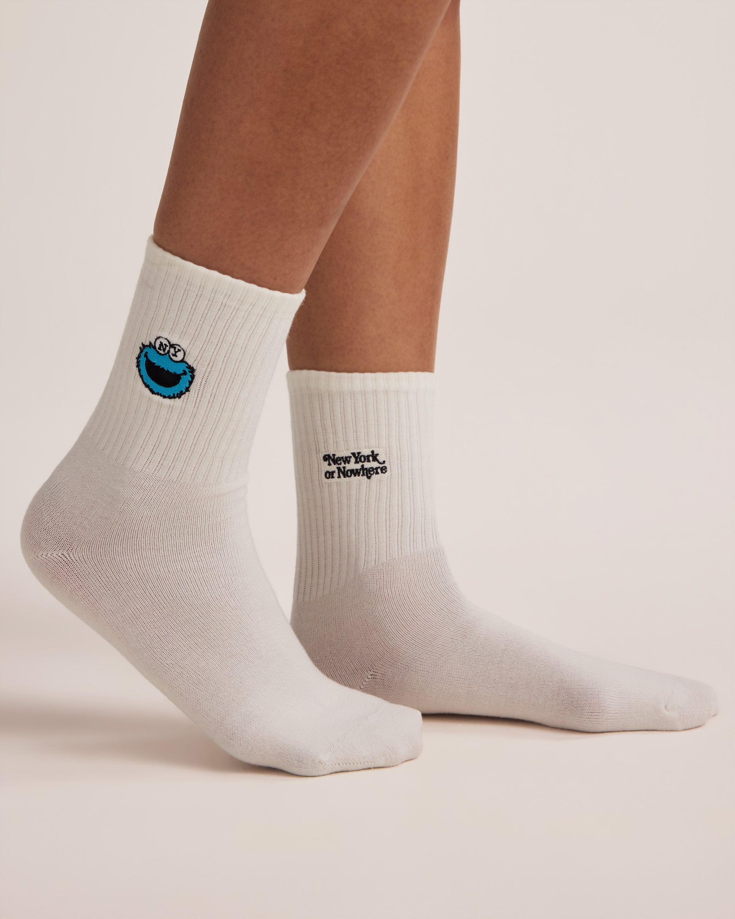 Cookie Monster Mascot Tall Sock - Pack of 1 - New York or Nowhere®
