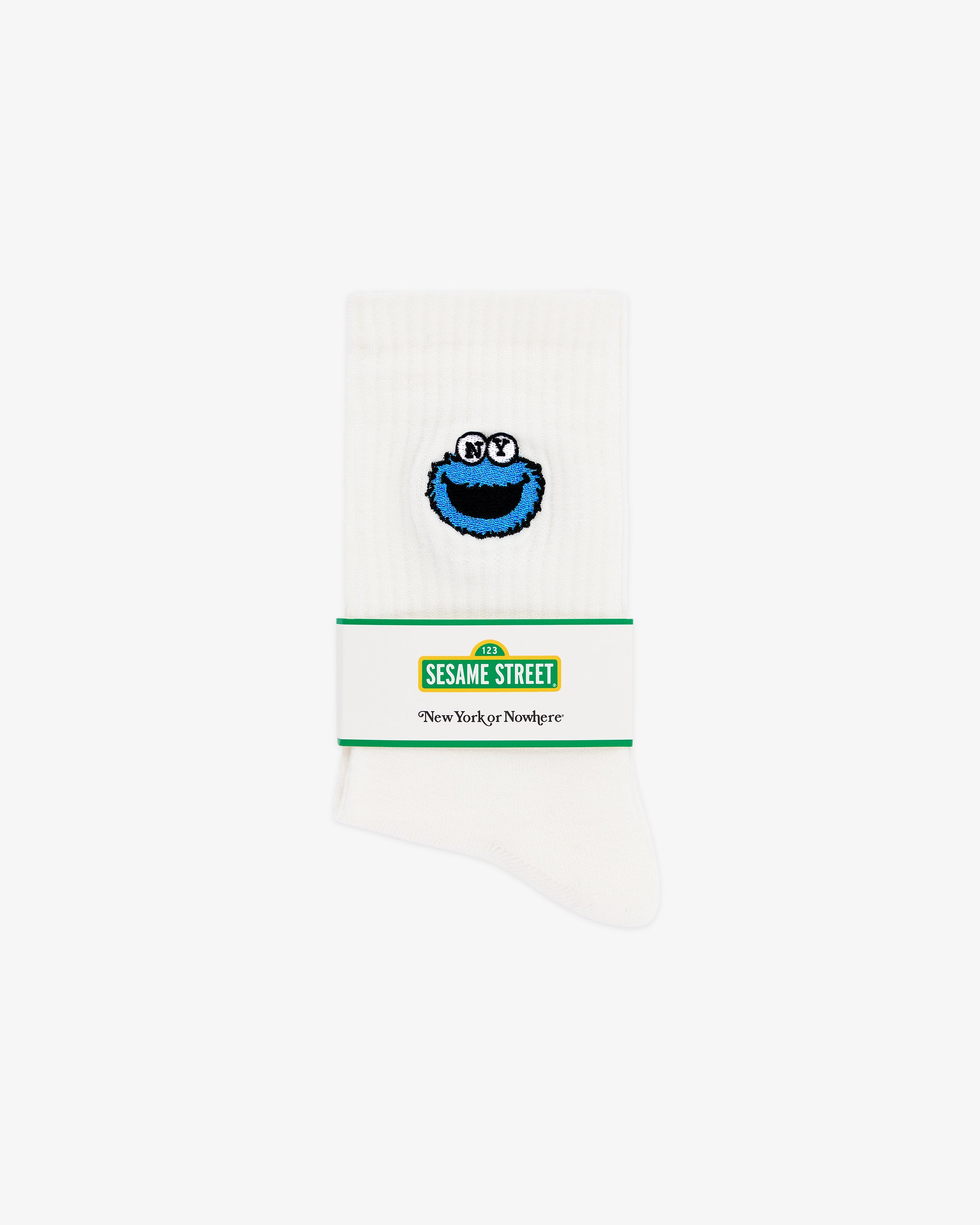 Cookie Monster Mascot Tall Sock - Pack of 1 - New York or Nowhere®