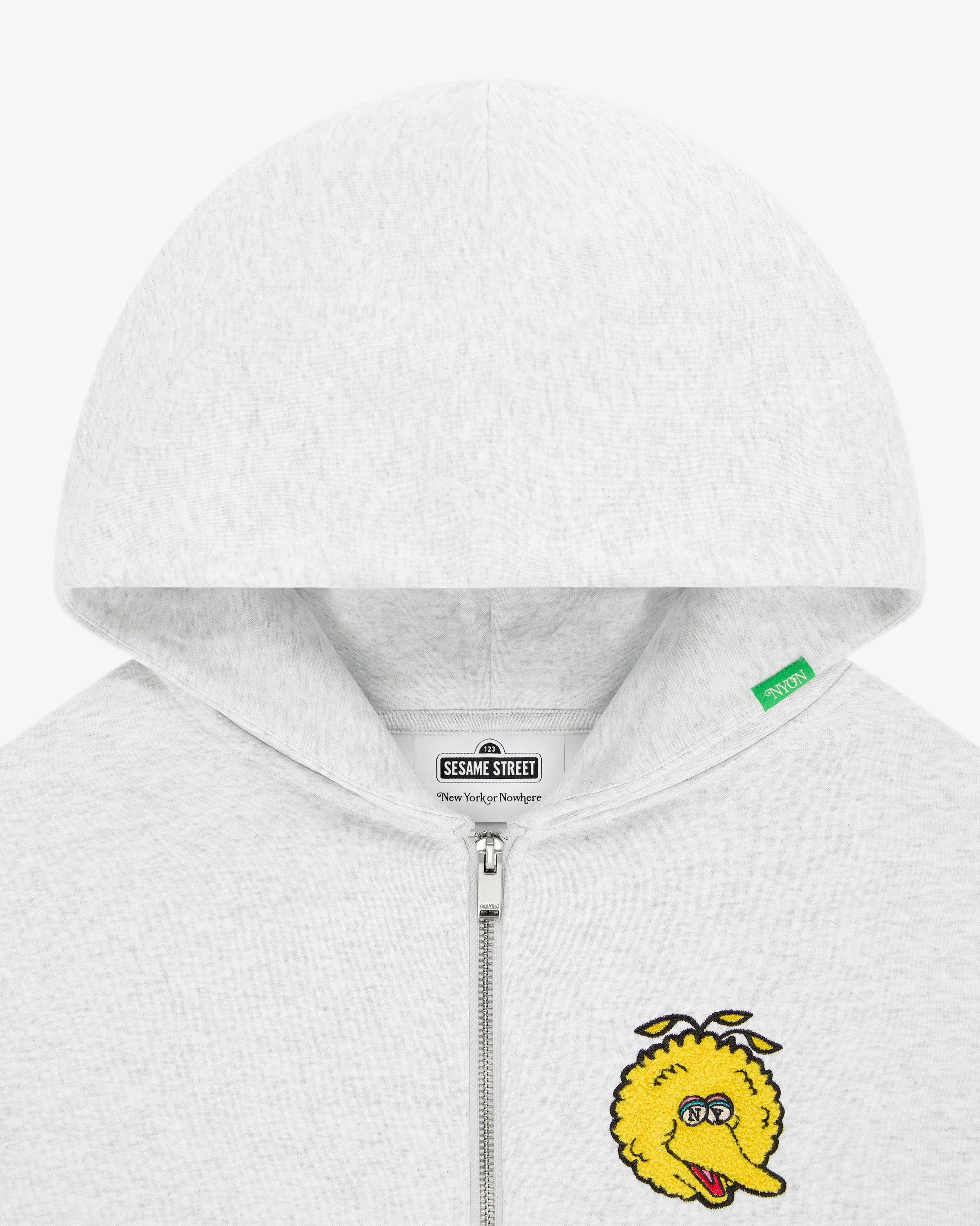 Big Bird Mascot Cropped Zip Hoodie - New York or Nowhere®