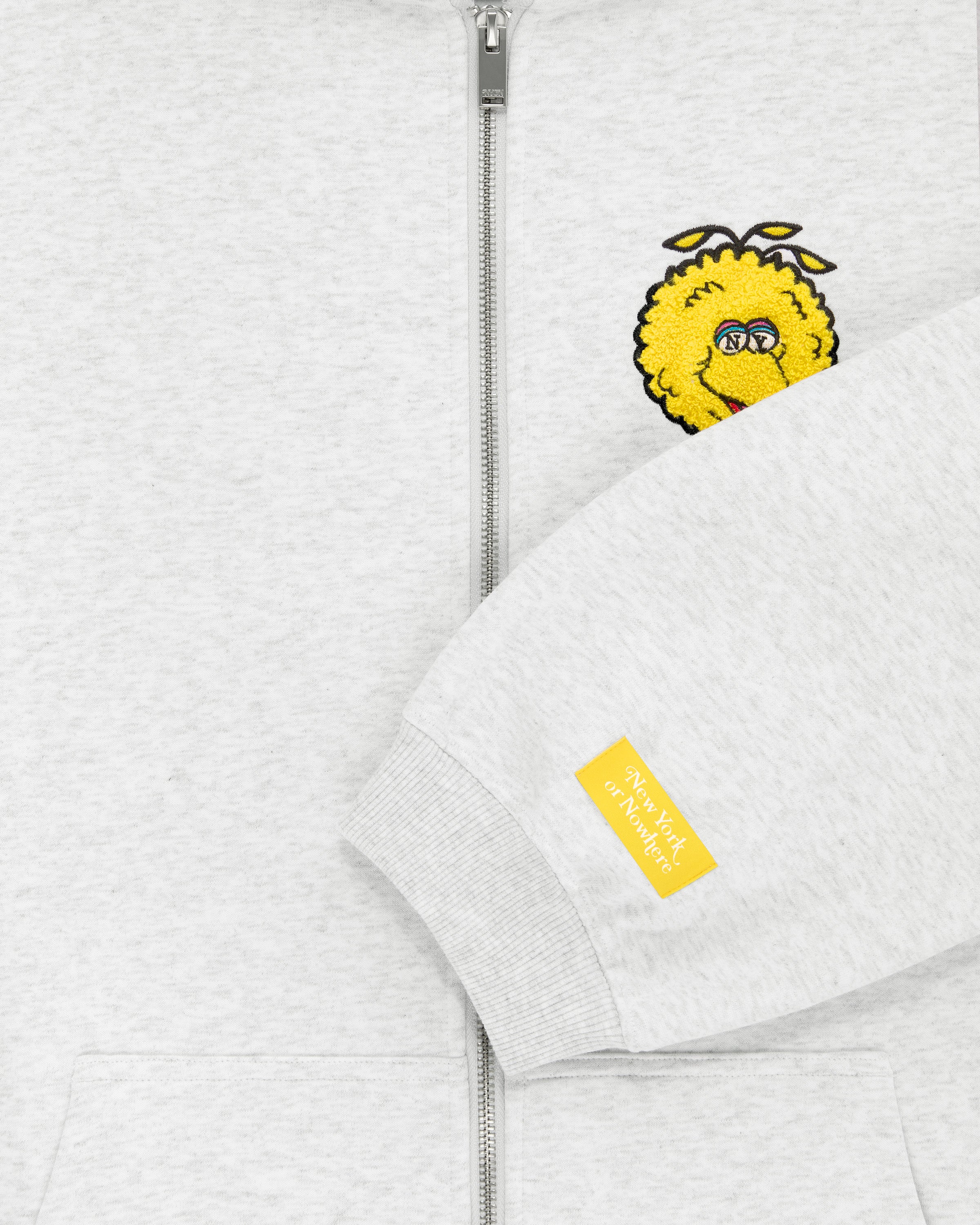 Big Bird Mascot Cropped Zip Hoodie - New York or Nowhere®