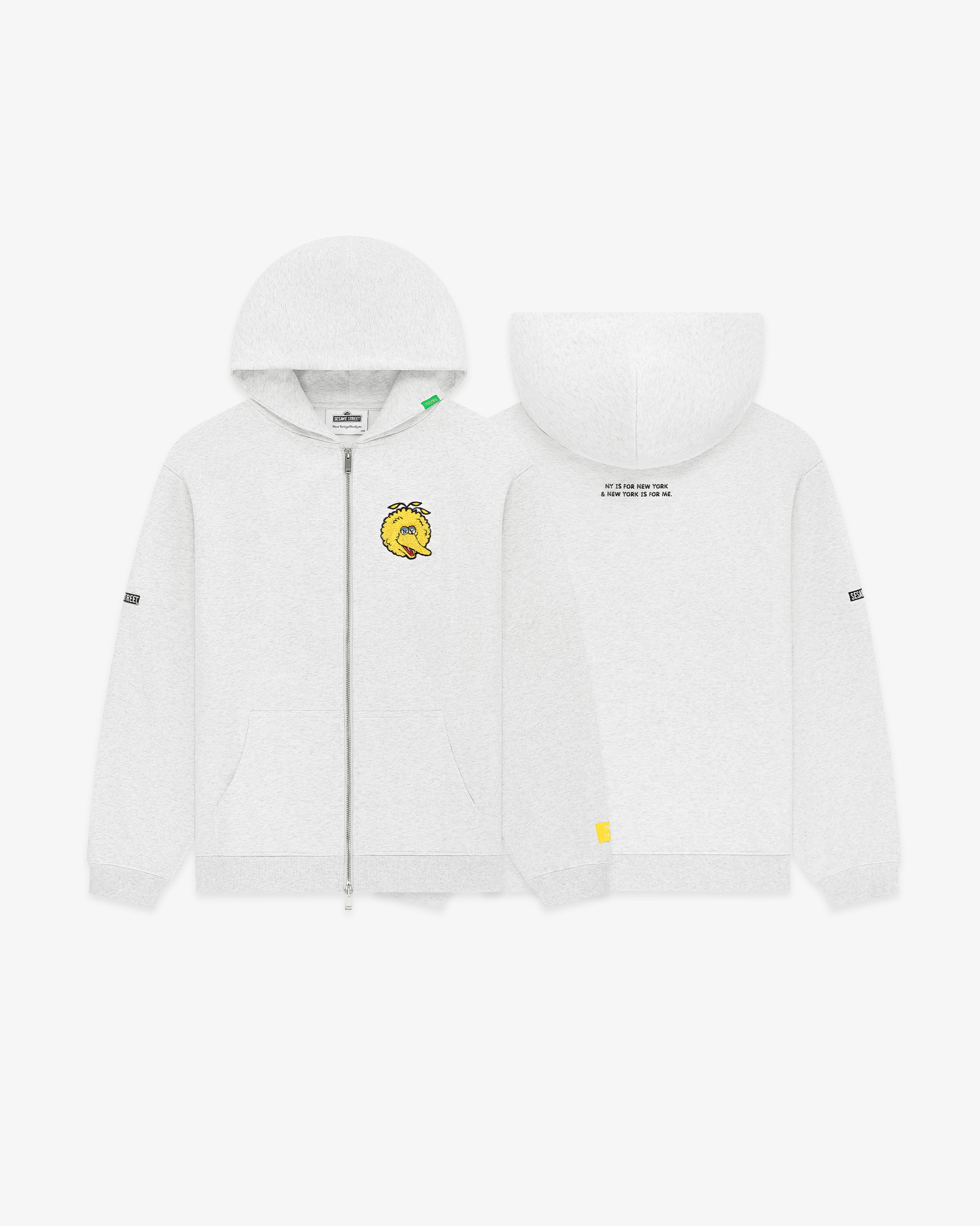 Big Bird Mascot Cropped Zip Hoodie - New York or Nowhere®