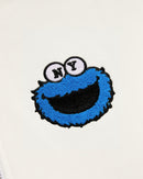Cookie Monster Mascot Cropped Zip Hoodie