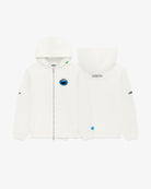 Cookie Monster Mascot Cropped Zip Hoodie - New York or Nowhere®