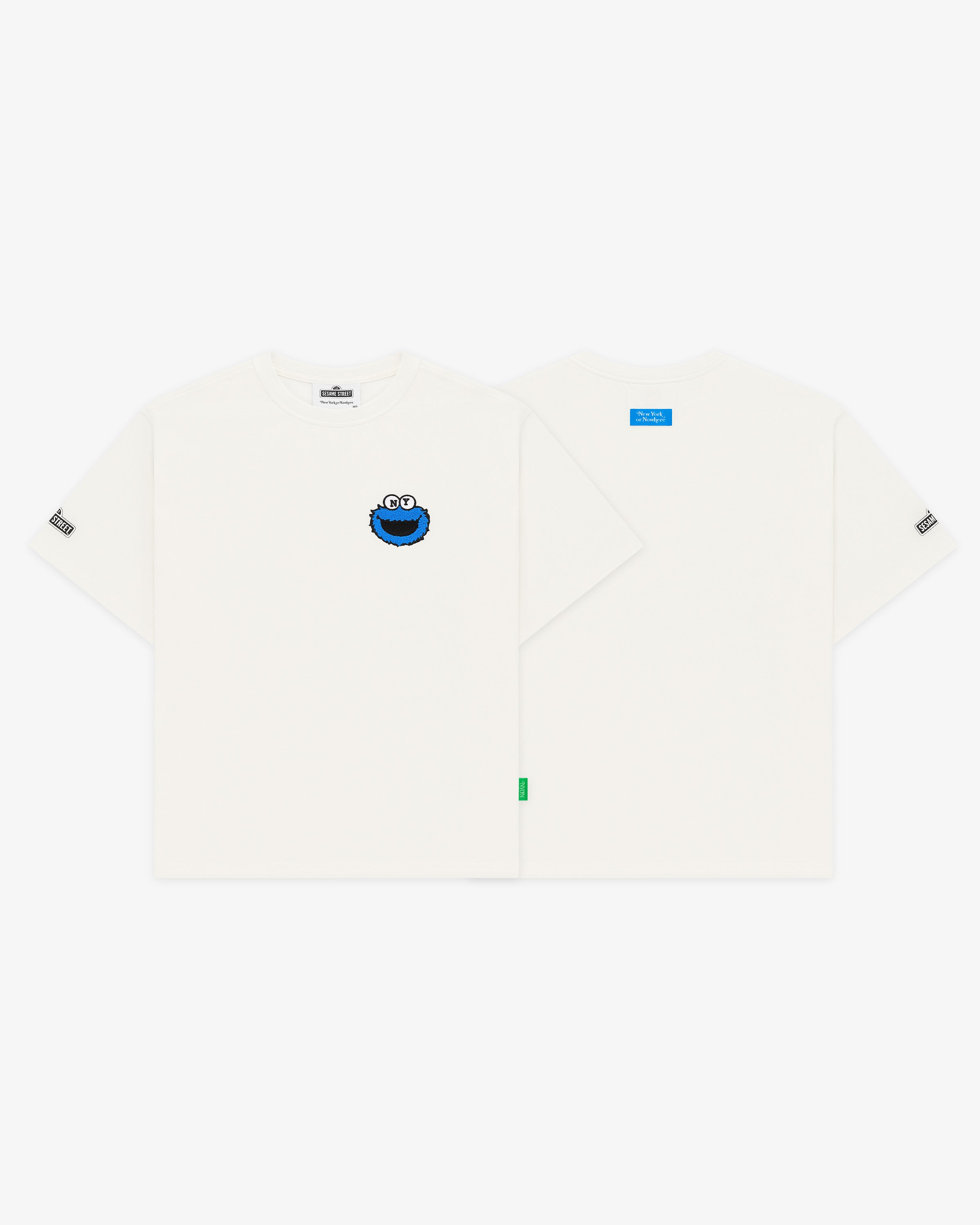 Cookie Monster Mascot Oversized Crop T-Shirt - New York or Nowhere®