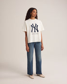 Yankees Pastime Oversized Crop T-Shirt - New York or Nowhere®