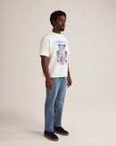 Yankees Watercolor Oversized Crop T-Shirt