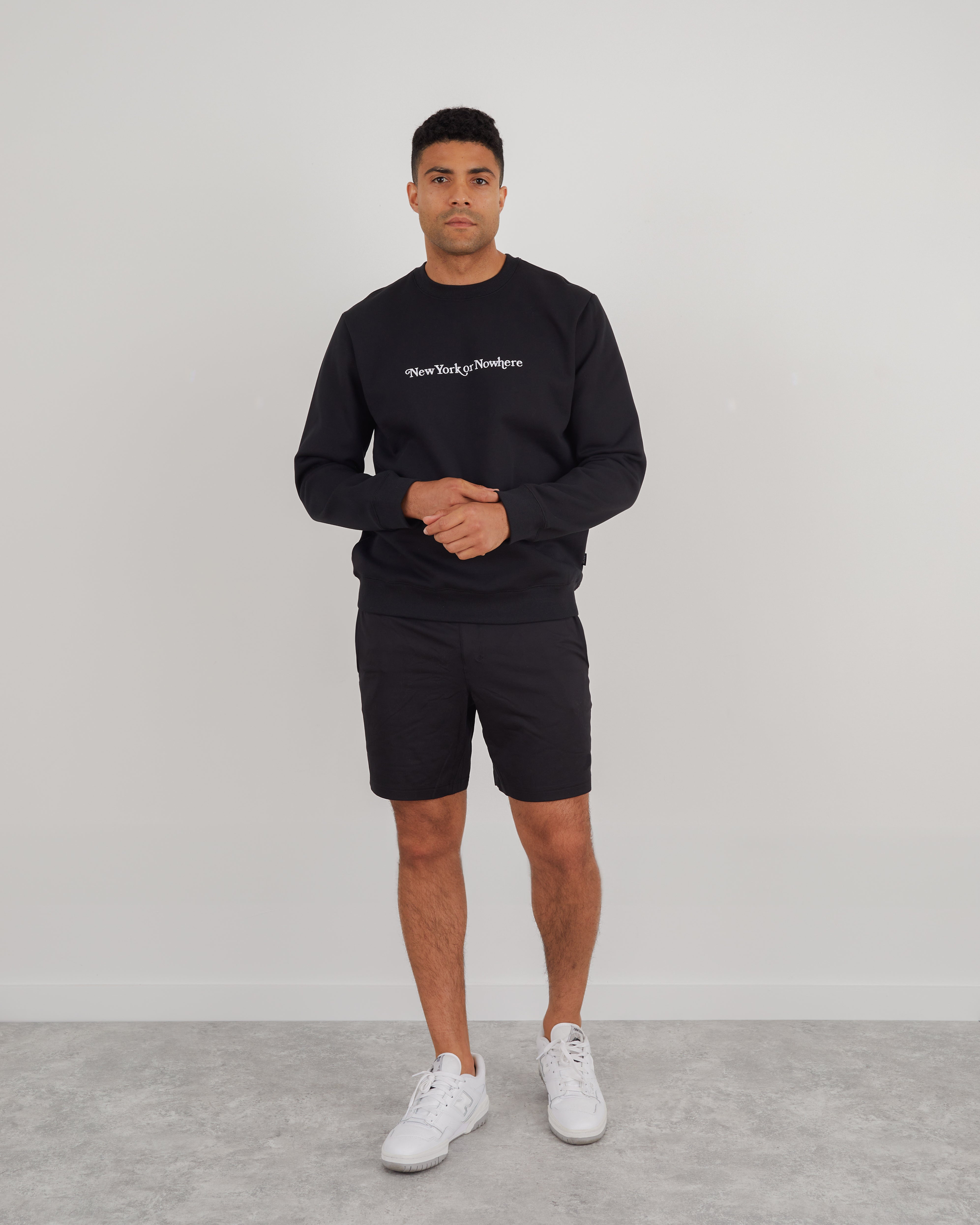 NOD NY LEATHERED POCKET CREW
