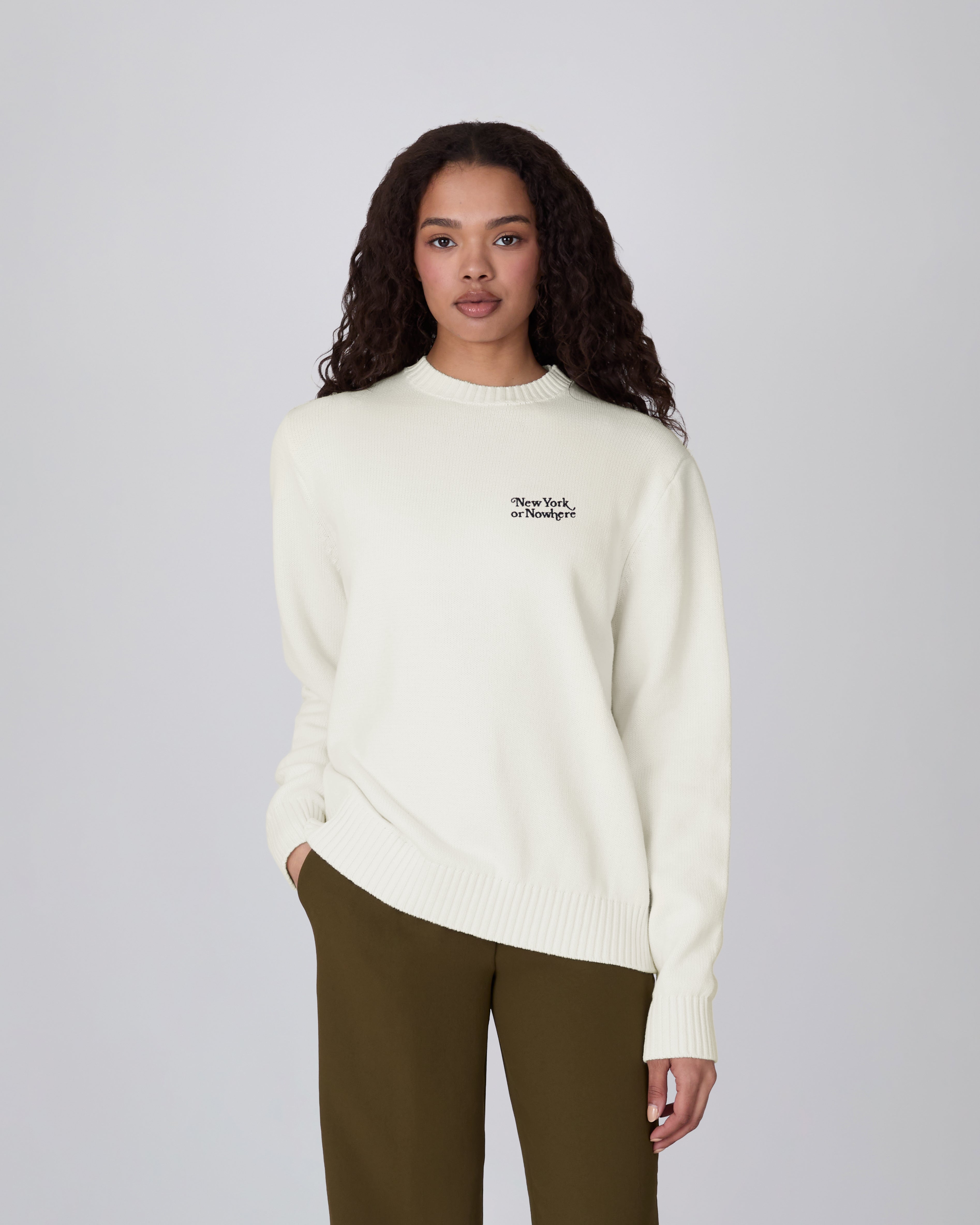 Motto Sweater – New York or Nowhere®