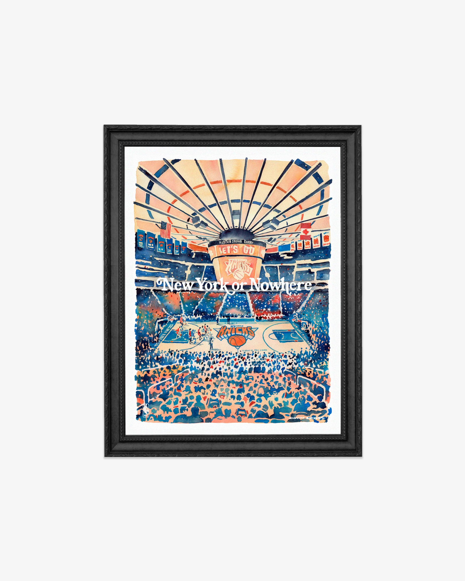NYON x Gavin Snider x NY Knicks - Gardencolor Art Print – New York